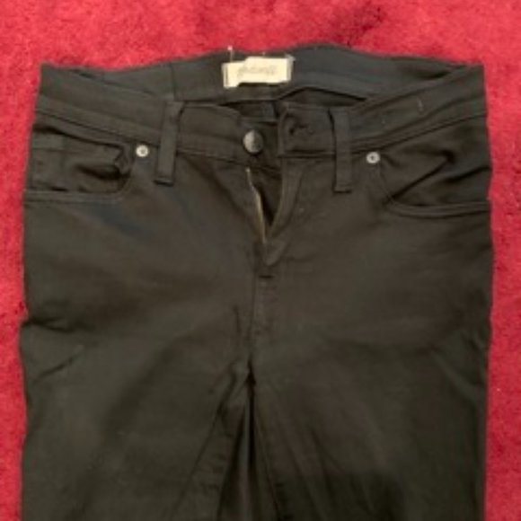 Madewell 8" Skinny Jeans Sz 27 Black - Picture 3 of 3